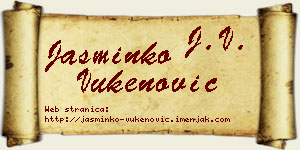 Jasminko Vukenović vizit kartica